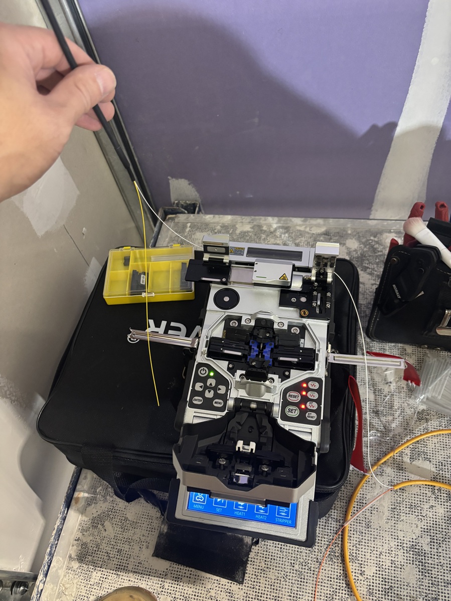 Fiber optic wiring and splicing
